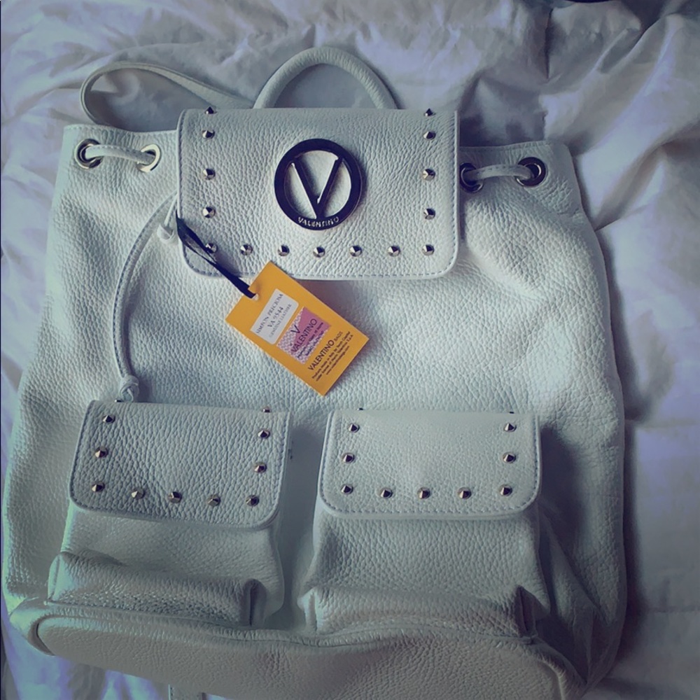 Brand new!! Valentino back pack white authentic!